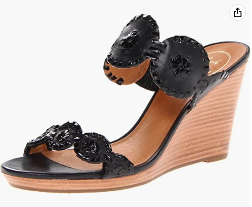 Jack Rogers Luccia Wedge Sandals Size 6.5